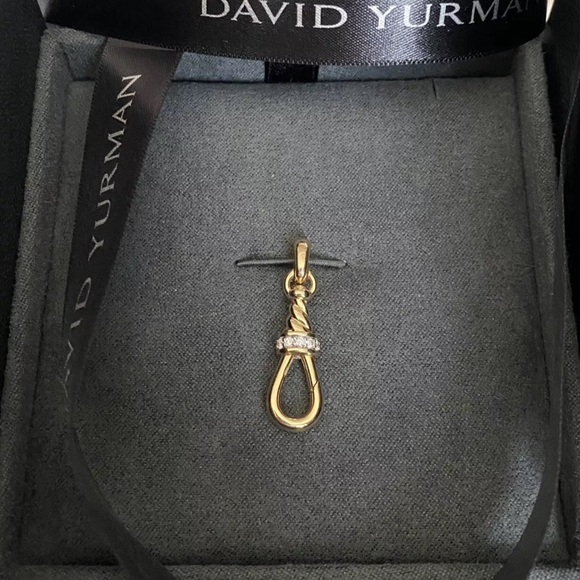 David Yurman Jewelry - David Yurman 18k gold diamond amulet grabber.